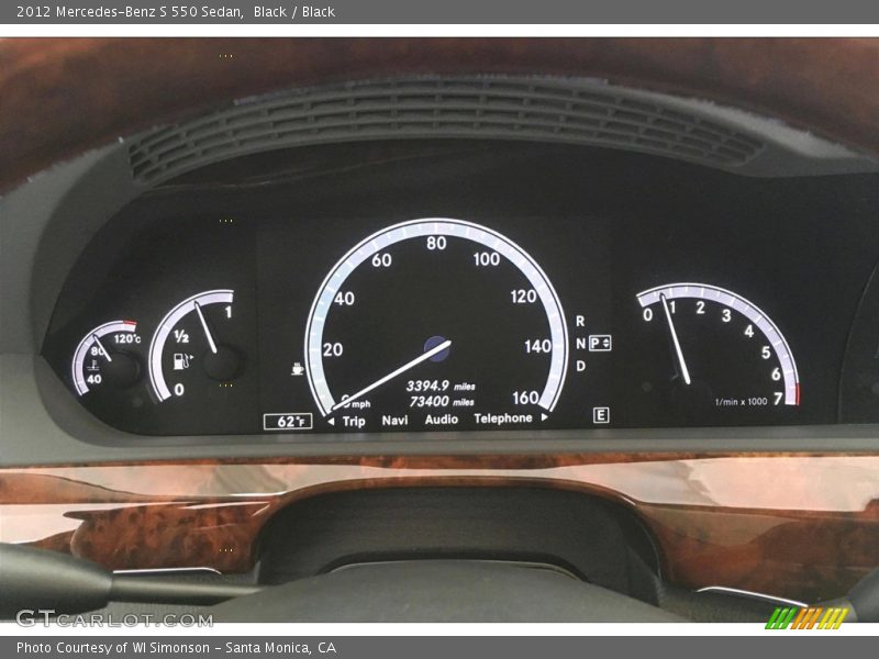 Black / Black 2012 Mercedes-Benz S 550 Sedan