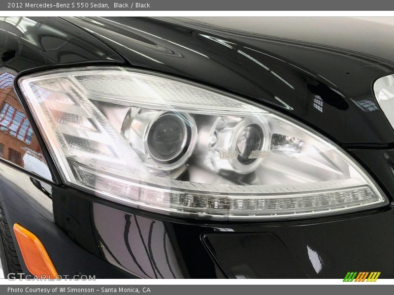 Black / Black 2012 Mercedes-Benz S 550 Sedan