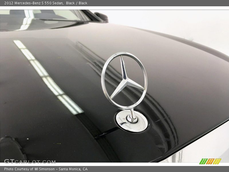 Black / Black 2012 Mercedes-Benz S 550 Sedan