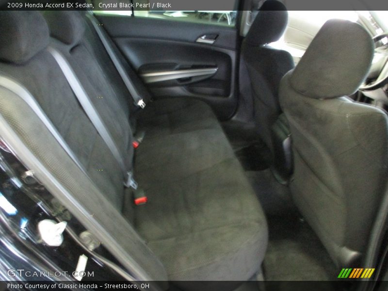 Crystal Black Pearl / Black 2009 Honda Accord EX Sedan