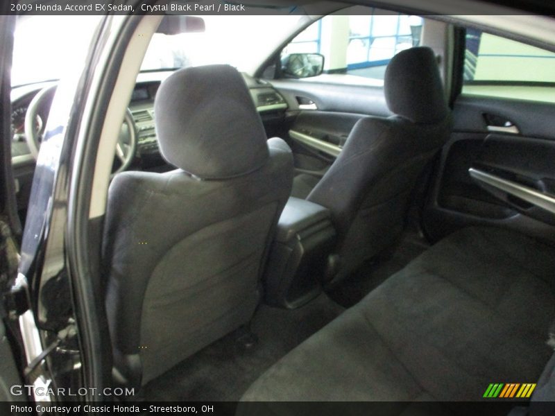 Crystal Black Pearl / Black 2009 Honda Accord EX Sedan