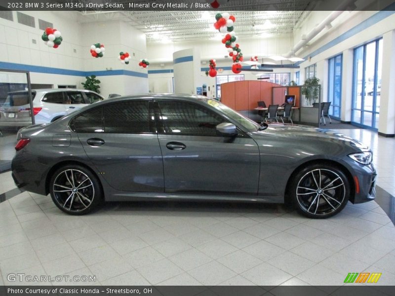 Mineral Grey Metallic / Black 2022 BMW 3 Series M340i xDrive Sedan