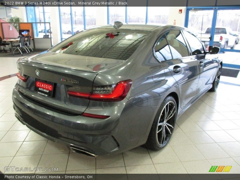 Mineral Grey Metallic / Black 2022 BMW 3 Series M340i xDrive Sedan