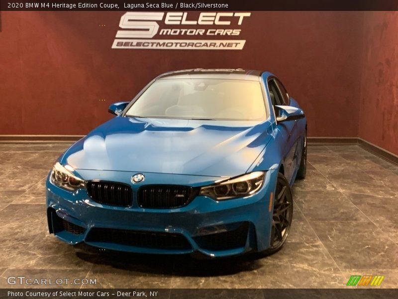 Laguna Seca Blue / Black/Silverstone 2020 BMW M4 Heritage Edition Coupe