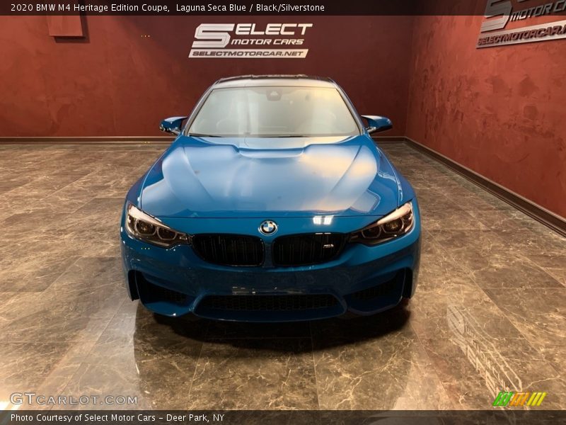 Laguna Seca Blue / Black/Silverstone 2020 BMW M4 Heritage Edition Coupe