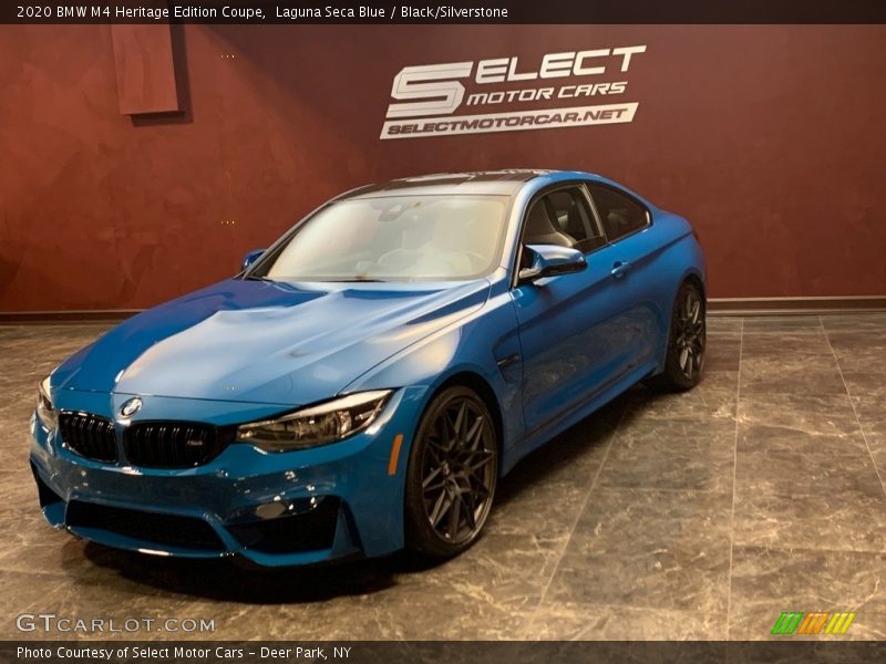 Laguna Seca Blue / Black/Silverstone 2020 BMW M4 Heritage Edition Coupe