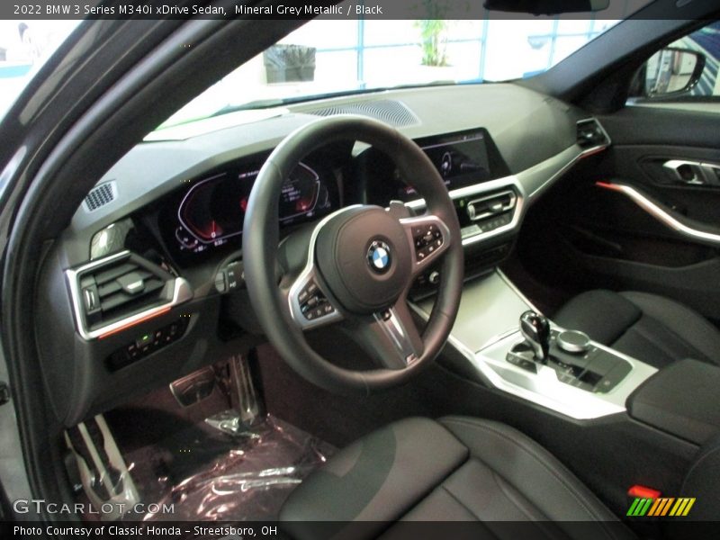 Mineral Grey Metallic / Black 2022 BMW 3 Series M340i xDrive Sedan