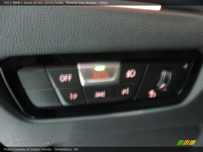 Mineral Grey Metallic / Black 2022 BMW 3 Series M340i xDrive Sedan