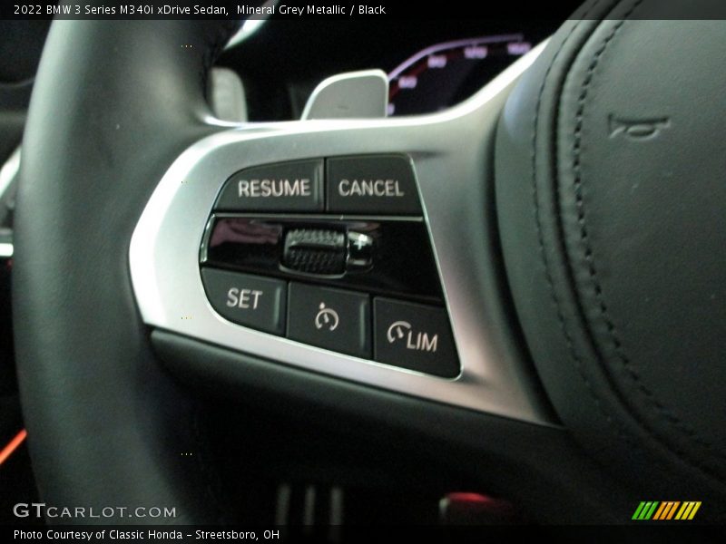 Mineral Grey Metallic / Black 2022 BMW 3 Series M340i xDrive Sedan