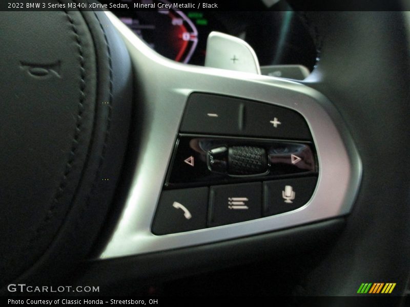 Mineral Grey Metallic / Black 2022 BMW 3 Series M340i xDrive Sedan