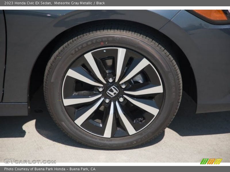 Meteorite Gray Metallic / Black 2023 Honda Civic EX Sedan