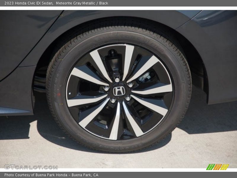 Meteorite Gray Metallic / Black 2023 Honda Civic EX Sedan
