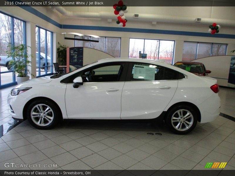 Summit White / Jet Black 2016 Chevrolet Cruze LT Sedan
