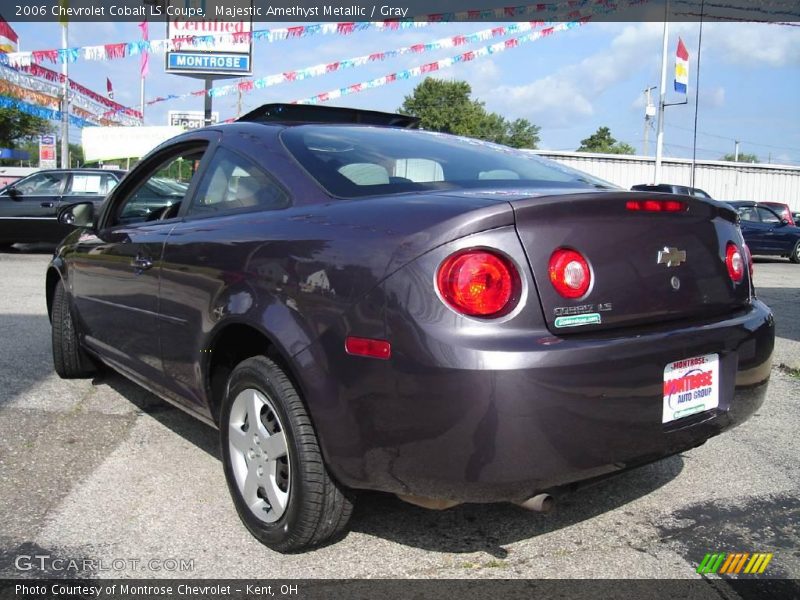 Majestic Amethyst Metallic / Gray 2006 Chevrolet Cobalt LS Coupe