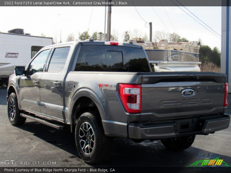 Carbonized Gray Metallic / Black 2022 Ford F150 Lariat SuperCrew 4x4