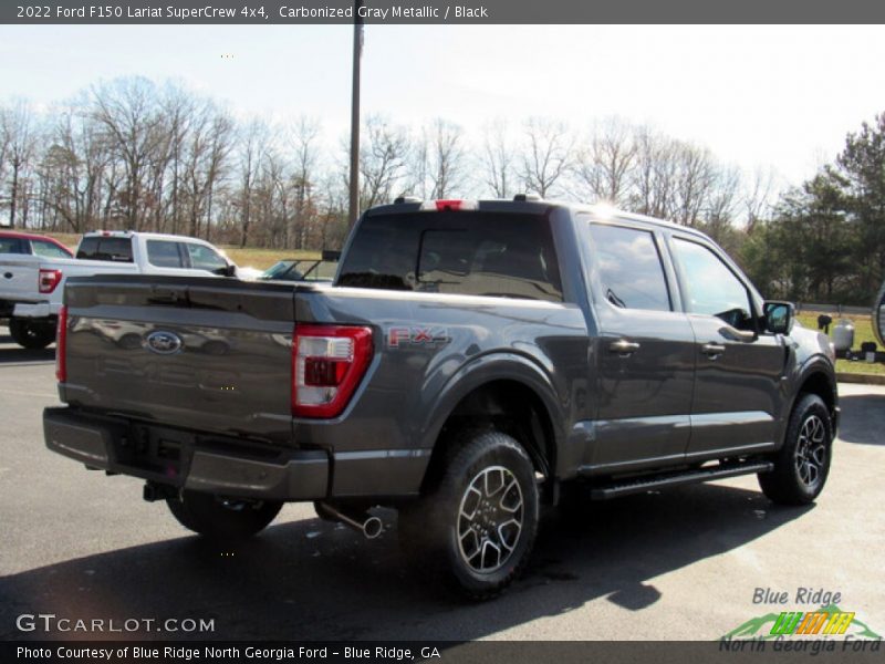 Carbonized Gray Metallic / Black 2022 Ford F150 Lariat SuperCrew 4x4