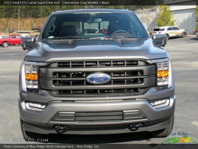 Carbonized Gray Metallic / Black 2022 Ford F150 Lariat SuperCrew 4x4