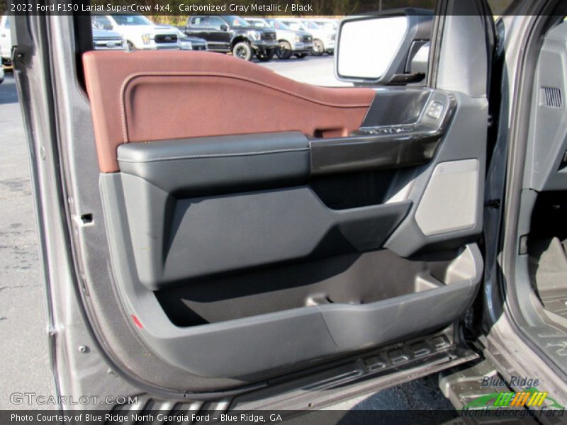 Carbonized Gray Metallic / Black 2022 Ford F150 Lariat SuperCrew 4x4