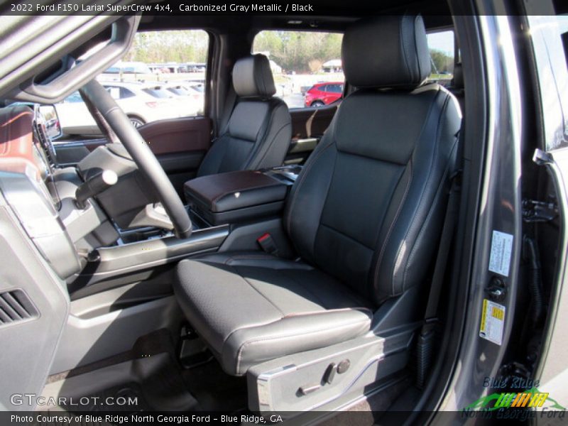 Carbonized Gray Metallic / Black 2022 Ford F150 Lariat SuperCrew 4x4