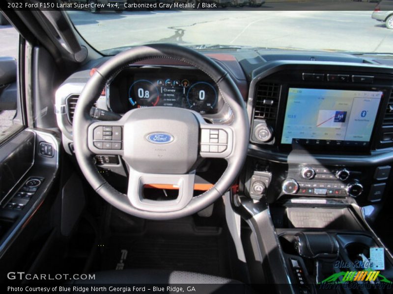 Carbonized Gray Metallic / Black 2022 Ford F150 Lariat SuperCrew 4x4