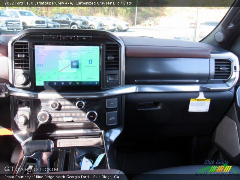 Carbonized Gray Metallic / Black 2022 Ford F150 Lariat SuperCrew 4x4