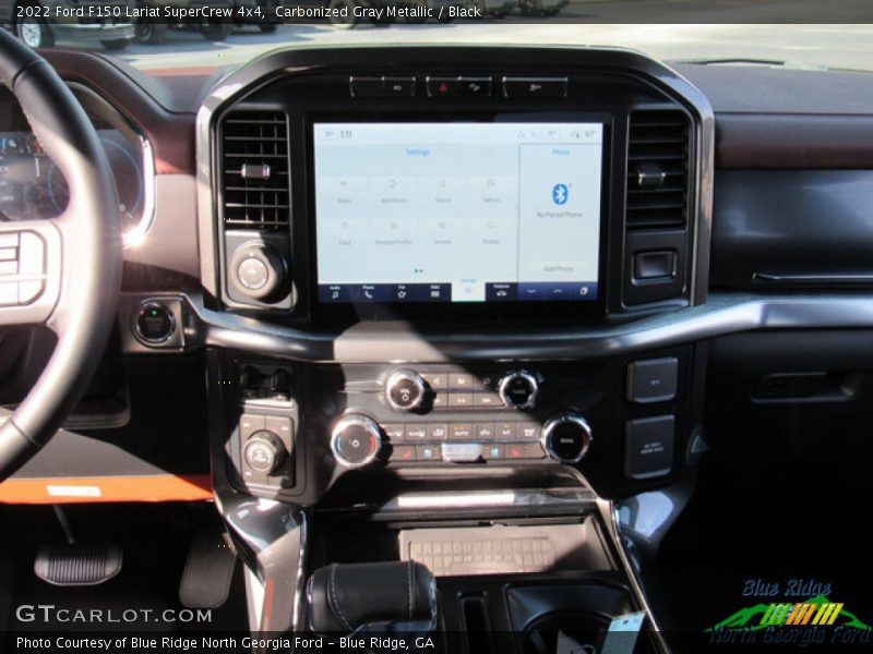 Carbonized Gray Metallic / Black 2022 Ford F150 Lariat SuperCrew 4x4