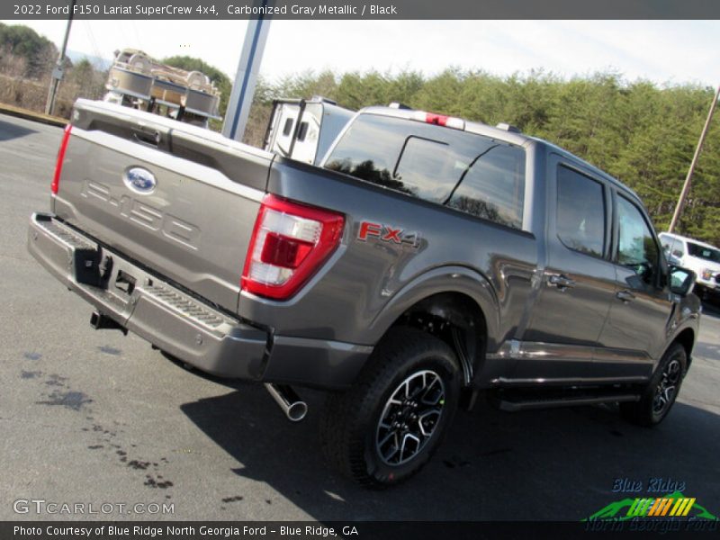 Carbonized Gray Metallic / Black 2022 Ford F150 Lariat SuperCrew 4x4
