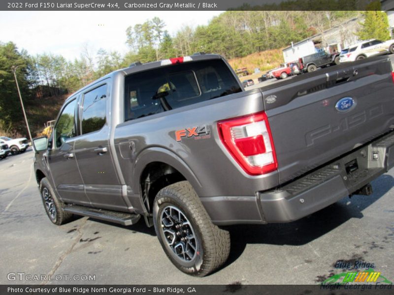 Carbonized Gray Metallic / Black 2022 Ford F150 Lariat SuperCrew 4x4