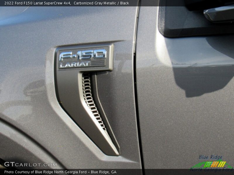 Carbonized Gray Metallic / Black 2022 Ford F150 Lariat SuperCrew 4x4