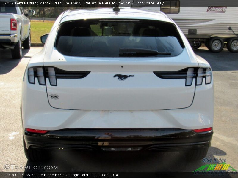 Star White Metallic Tri-Coat / Light Space Gray 2022 Ford Mustang Mach-E Premium eAWD