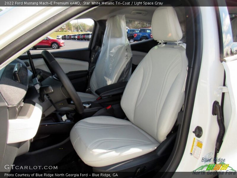 Star White Metallic Tri-Coat / Light Space Gray 2022 Ford Mustang Mach-E Premium eAWD