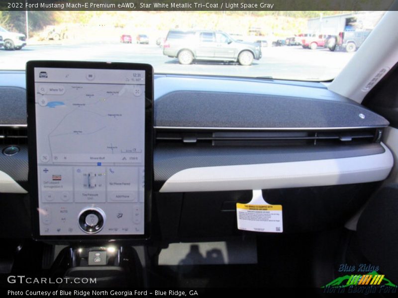 Star White Metallic Tri-Coat / Light Space Gray 2022 Ford Mustang Mach-E Premium eAWD
