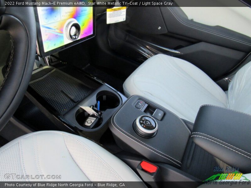 Star White Metallic Tri-Coat / Light Space Gray 2022 Ford Mustang Mach-E Premium eAWD