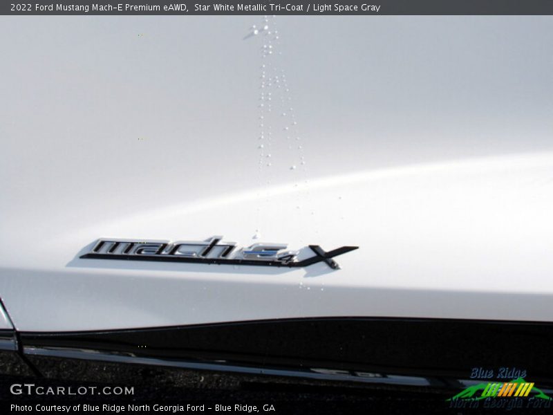 Star White Metallic Tri-Coat / Light Space Gray 2022 Ford Mustang Mach-E Premium eAWD