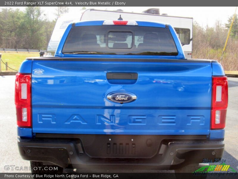 Velocity Blue Metallic / Ebony 2022 Ford Ranger XLT SuperCrew 4x4