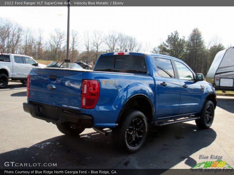 Velocity Blue Metallic / Ebony 2022 Ford Ranger XLT SuperCrew 4x4