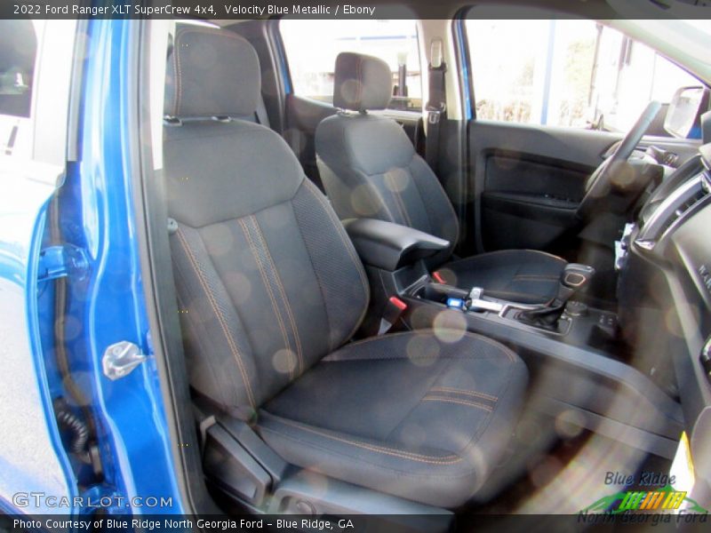Velocity Blue Metallic / Ebony 2022 Ford Ranger XLT SuperCrew 4x4