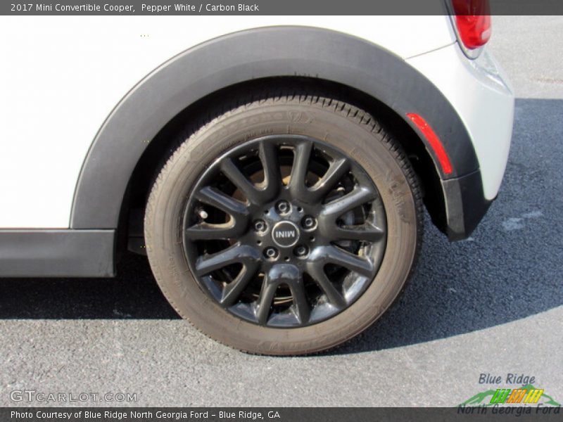 Pepper White / Carbon Black 2017 Mini Convertible Cooper