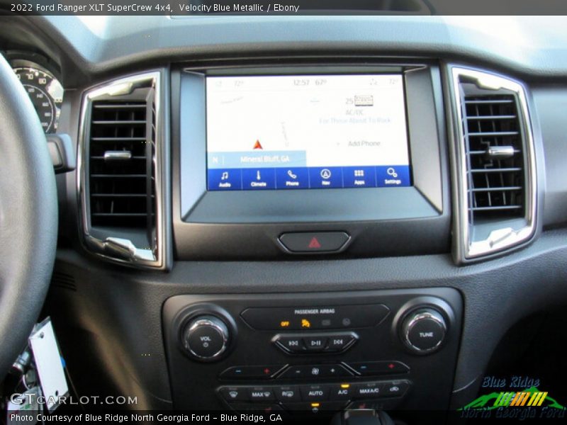 Velocity Blue Metallic / Ebony 2022 Ford Ranger XLT SuperCrew 4x4
