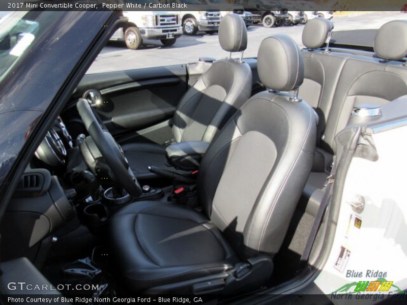 Pepper White / Carbon Black 2017 Mini Convertible Cooper