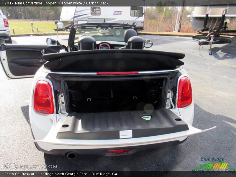 Pepper White / Carbon Black 2017 Mini Convertible Cooper