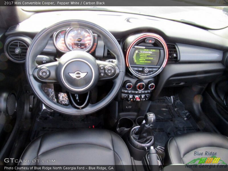 Pepper White / Carbon Black 2017 Mini Convertible Cooper