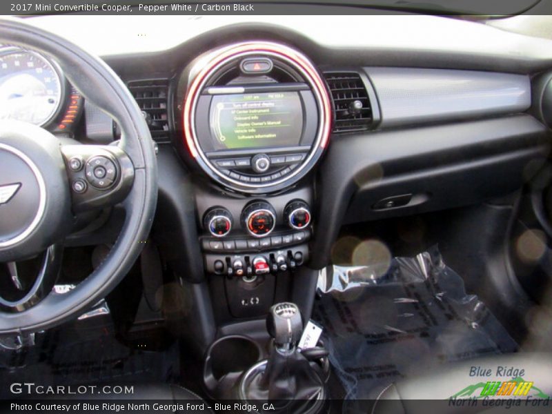 Pepper White / Carbon Black 2017 Mini Convertible Cooper