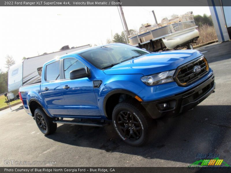 Velocity Blue Metallic / Ebony 2022 Ford Ranger XLT SuperCrew 4x4