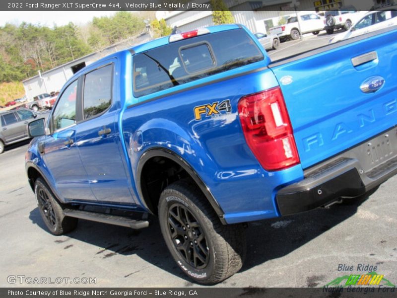 Velocity Blue Metallic / Ebony 2022 Ford Ranger XLT SuperCrew 4x4