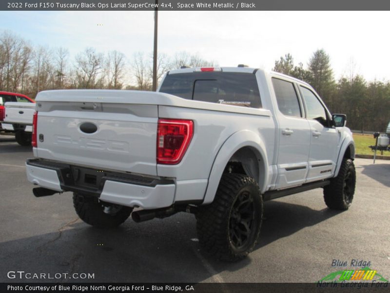 Space White Metallic / Black 2022 Ford F150 Tuscany Black Ops Lariat SuperCrew 4x4