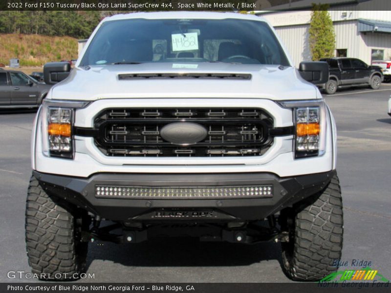 Space White Metallic / Black 2022 Ford F150 Tuscany Black Ops Lariat SuperCrew 4x4