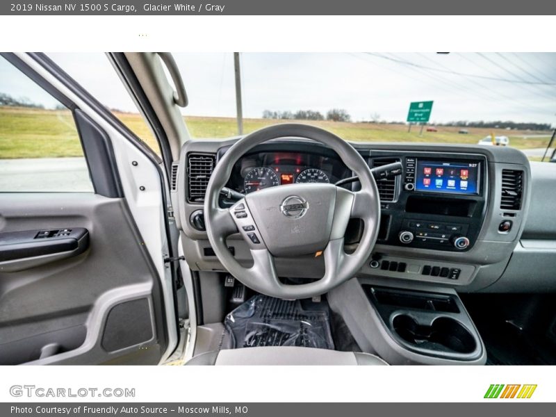 Glacier White / Gray 2019 Nissan NV 1500 S Cargo