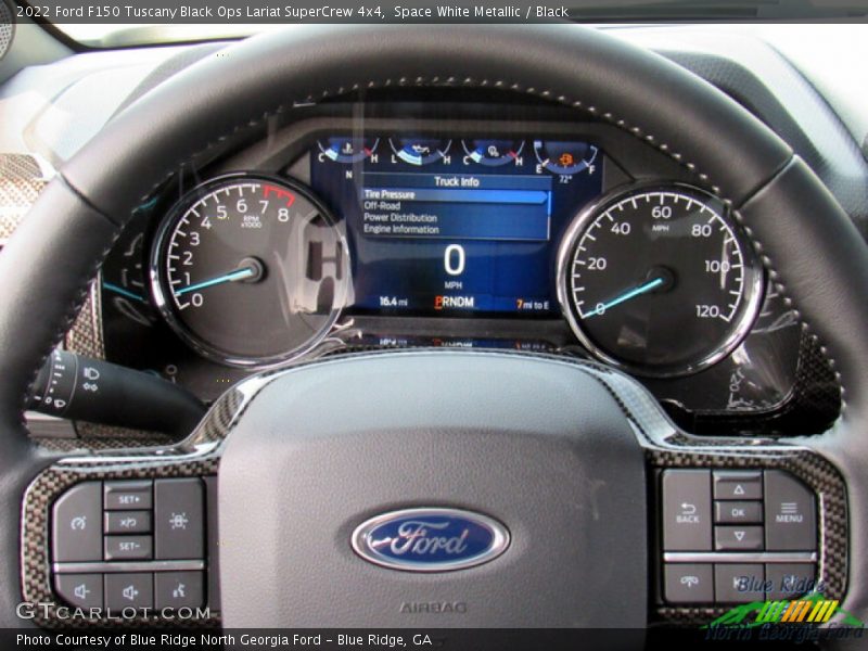 Space White Metallic / Black 2022 Ford F150 Tuscany Black Ops Lariat SuperCrew 4x4