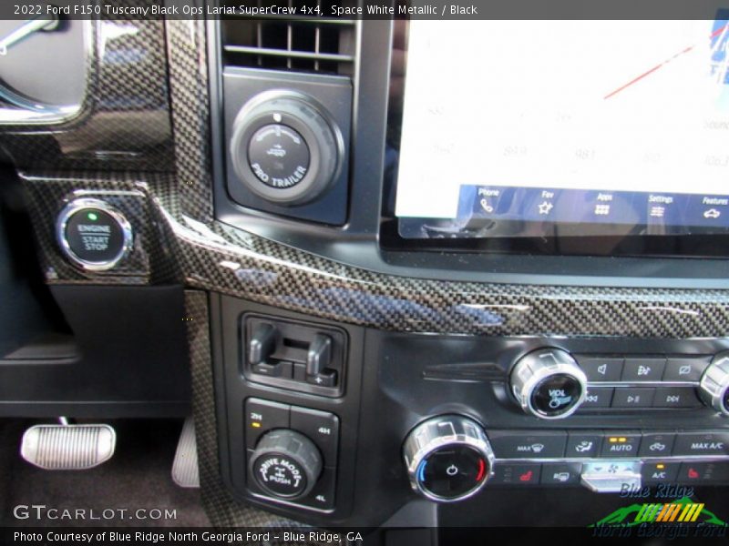 Space White Metallic / Black 2022 Ford F150 Tuscany Black Ops Lariat SuperCrew 4x4